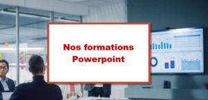 Formation PowerPoint à Bruxelles, mettant en avant les compétences de création et de design pour des présentations professionnelles.