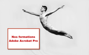 Image d’un homme en mouvement illustrant la fluidité et la précision, représentant une formation Adobe Acrobat Pro à Bruxelles pour perfectionner la gestion de documents PDF.